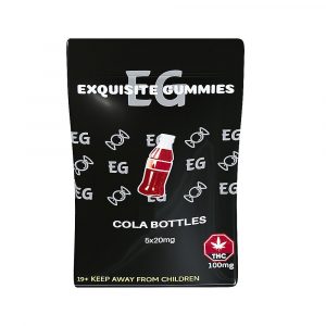 Exquisite Gummies - Cola Bottles 100mg THC