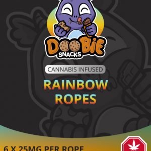 Doobie Snacks - Rainbow Ropes 150mg THC