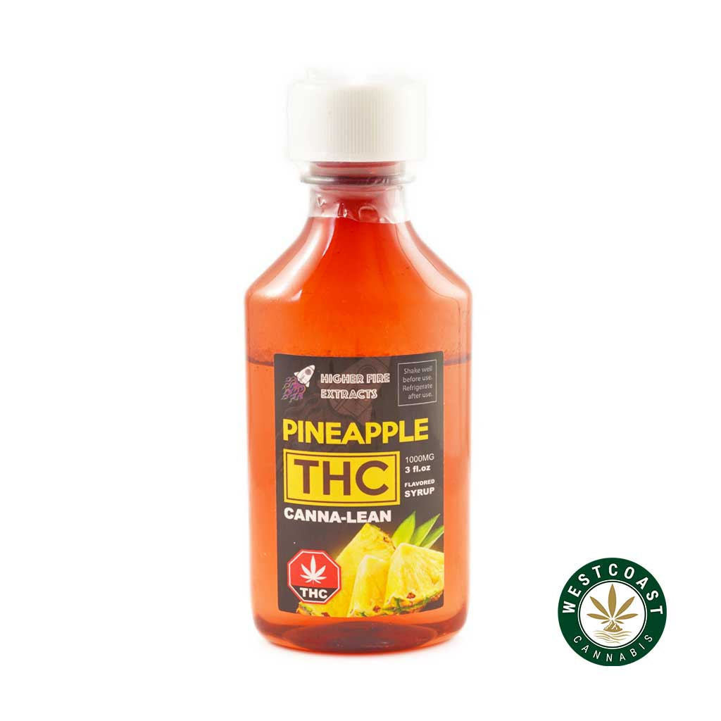P932A1 PINEAPPLE CANNALEANTHC WCCANNABIS Buy Higher Fire Extracts - Pineapple Canna Lean 1000mg THC at Wccannabis Online Shop