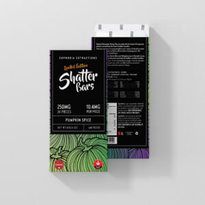 Buy Euphoria Extractions - Shatter Bar - Pumpkin Spice (Indica) at Wccannabis Online Shop