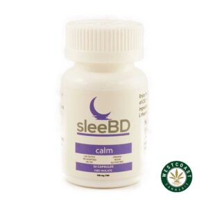 Buy SleeBD - Calm Capsules - 600mg CBD at Wccannabis Online Shop