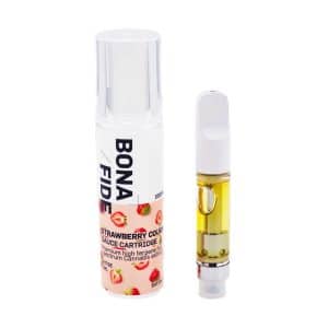 Z2A1 BONAFIDECARTS STRAWBERRYCOUGH WCCANNABIS Buy Bonafide – Sativa Sauce Cartridge - 1000mg THC at Wccannabis Online Shop