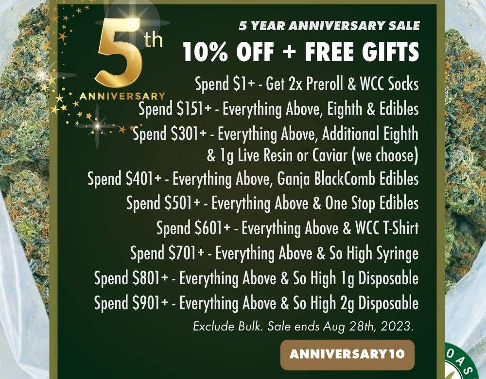 wcc 5 anniversary banner