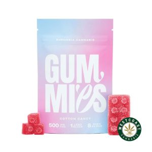 Euphoria Cannabis Cotton Candy Gummies 500mg THC1