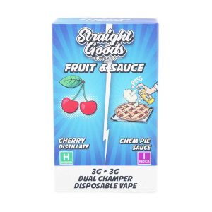 Buy Straight Goods - Dual Chamber Vape - Cherry + Chem Pie (3 Grams + 3 Grams) at Wccannabis Online Shop