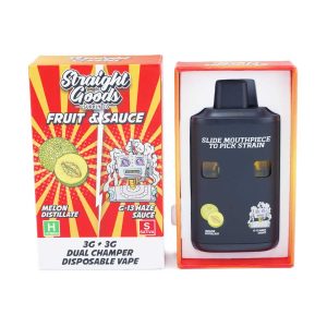 Buy Straight Goods - Dual Chamber Vape - Melon + G-13 Haze (3 Grams + 3 Grams) at Wccannabis Online Shop