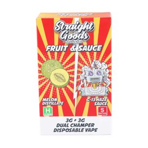 Buy Straight Goods - Dual Chamber Vape - Melon + G-13 Haze (3 Grams + 3 Grams) at Wccannabis Online Shop