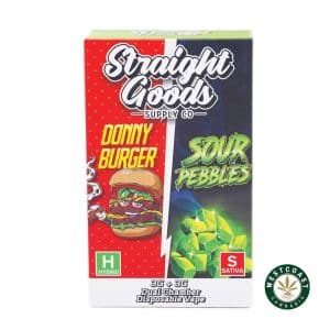 Straight Goods Dual Chamber Vape Donny Burger+ Sour Pebbles (3 Grams + 3 Grams) Straight Goods Dual Chamber Vape Donny Burger+ Sour Pebbles (3 Grams + 3 Grams)