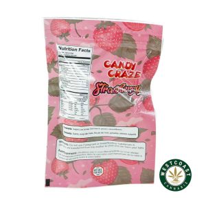 Candy Craze Edibles Strawberry Gummy 1000mg THC