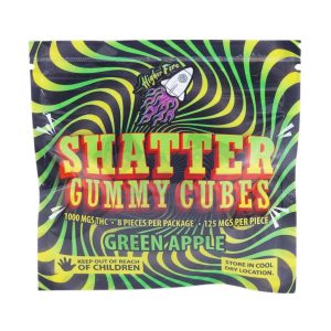 U813A1 GREENAPPLE SHATTERGUMMYEDIBLES HIGHERFIREEDIBLES