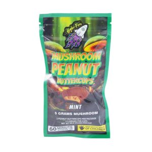 Buy Higher Fire Extracts - Mushroom Peanut butter Chocolate Cups - Mint 5000MG at Wccannabis Online Shop