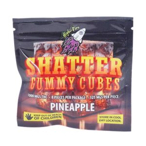 U813A1 PINEAPPLE SHATTERGUMMYEDIBLES HIGHERFIREEDIBLES
