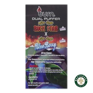Burn Extracts Dual 2 Gram Puffer – Live Resin Rockstar x Live Resin Blueberry (2 Grams + 2 Gram)