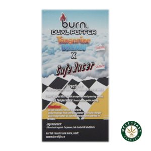 Burn Extracts Dual 3 Gram Puffer – Tangerine Dream + Cafe Racer (3 Grams + 3 Gram)1