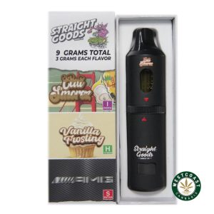 Straight Goods Triple Chamber Vape Cali S’mores + Vanilla Frosting + AMG (3 Grams + 3 Grams + 3 Gram)