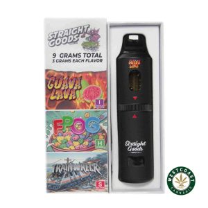 Straight Goods Triple Chamber Vape Guava Lava + FPOG + Train Wreck (3 Grams + 3 Grams + 3 Gram)