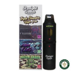 Straight Goods Triple Chamber Vape Optimus Prime + Alien OG + Green Crack (3 Grams + 3 Grams + 3 Gram)