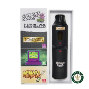Straight Goods Triple Chamber Vape Tom Ford + Purple Mac + Mimosa (3 Grams + 3 Grams + 3 Gram)1