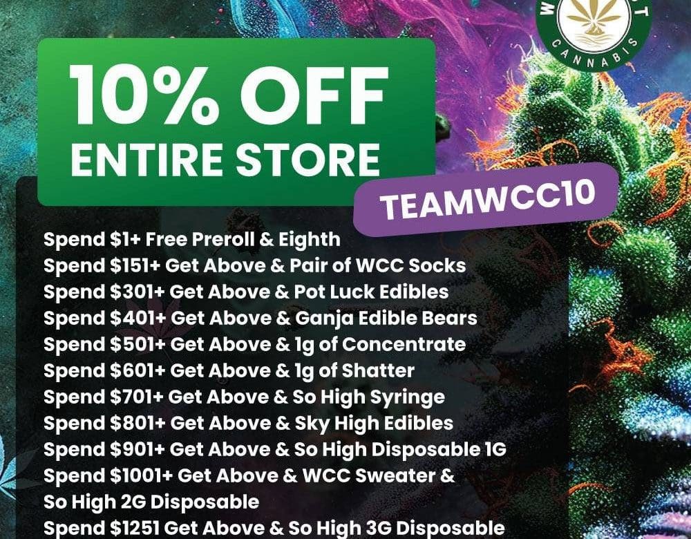 sale wcc cannabis