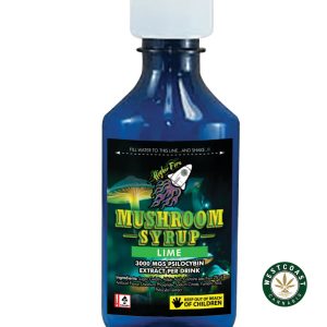 Higher Fire Extracts – Mushroom Syrup Lime 3000mg Psilocybin