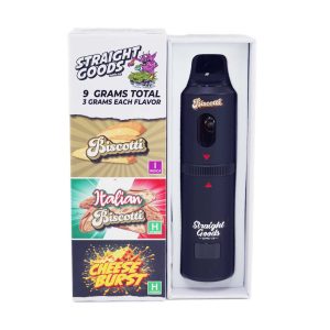Buy Straight Goods - Triple Chamber Vape - Biscotti + Italian Biscotti + Cheese Burst (3 Grams + 3 Grams + 3 Gram) at Wccannabis Online Shop