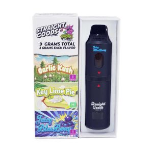 Buy Straight Goods - Triple Chamber Vape - Garlic Kush + Key Lime Pie + Juicy Blueberry (3 Grams + 3 Grams + 3 Gram) at Wccannabis Online Shop