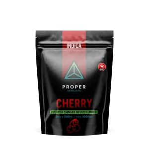 Buy Proper Extracts Edibles - Triangles 1080mg Live Resin Gummies - Cherry at Wccannabis Online Shop