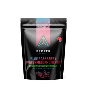 Buy Proper Extracts Edibles - Triangles 1080mg Live Resin Gummies - Indica Pack at Wccannabis Online Shop