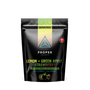 Buy Proper Extracts Edibles - Triangles 1080mg Live Resin Gummies - Sativa Pack at Wccannabis Online Shop