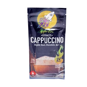 Buy Higher Fire Extracts - Bubble Hash Chocolate Bar - Cappuccino 1000mg THC at Wccannabis Online Shop