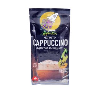 Buy Higher Fire Extracts - Bubble Hash Chocolate Bar - Cappuccino 2000mg THC at Wccannabis Online Shop