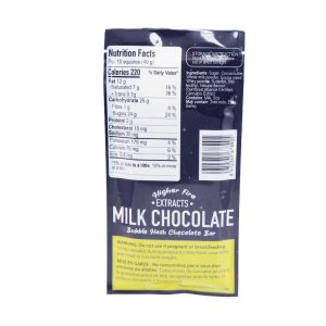 Buy Higher Fire Extracts - Bubble Hash Chocolate Bar - Milk 2000mg THC at Wccannabis Online Shop