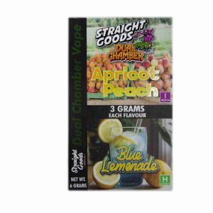 Buy Straight Goods - Dual Chamber Vape - Apricot Peach + Blue Lemonade (3 Grams + 3 Grams) at Wccannabis Online Shop