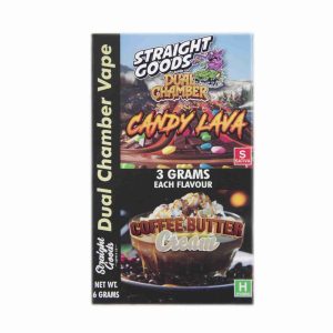 Buy Straight Goods - Dual Chamber Vape - Candy Lava x Coffee Butter Cream (3 Grams + 3 Grams) at Wccannabis Online Shop
