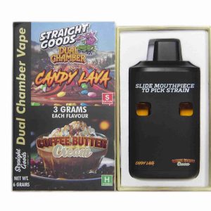 Buy Straight Goods - Dual Chamber Vape - Candy Lava x Coffee Butter Cream (3 Grams + 3 Grams) at Wccannabis Online Shop