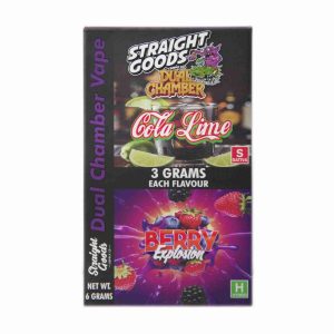 Buy Straight Goods - Dual Chamber Vape - Cola Lime + Berry Explosion (3 Grams + 3 Grams) at Wccannabis Online Shop