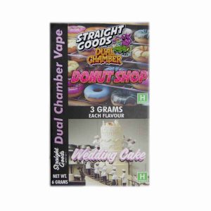 Buy Straight Goods - Dual Chamber Vape - Donut Shop + Wedding Cake (3 Grams + 3 Grams) at Wccannabis Online Shop