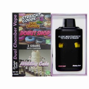 Buy Straight Goods - Dual Chamber Vape - Donut Shop + Wedding Cake (3 Grams + 3 Grams) at Wccannabis Online Shop