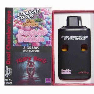 Buy Straight Goods - Dual Chamber Vape - Double Bubble + Tiger Blood (3 Grams + 3 Grams) at Wccannabis Online Shop