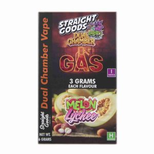 Buy Straight Goods - Dual Chamber Vape - Gas + Melon Lychee (3 Grams + 3 Grams) at Wccannabis Online Shop