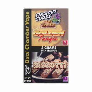 Buy Straight Goods - Dual Chamber Vape - Golden Tangie + Biscotti (3 Grams + 3 Grams) at Wccannabis Online Shop