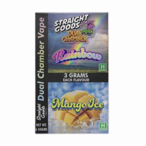 Buy Straight Goods - Dual Chamber Vape - Rainbow + Mango Ice (3 Grams + 3 Grams) at Wccannabis Online Shop