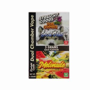 Buy Straight Goods - Dual Chamber Vape - Snow Dawg + Melonade (3 Grams + 3 Grams) at Wccannabis Online Shop