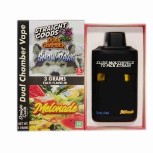 Buy Straight Goods - Dual Chamber Vape - Snow Dawg + Melonade (3 Grams + 3 Grams) at Wccannabis Online Shop