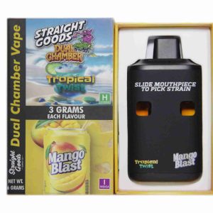 Buy Straight Goods - Dual Chamber Vape - Tropical Twist + Mango Blast (3 Grams + 3 Grams) at Wccannabis Online Shop