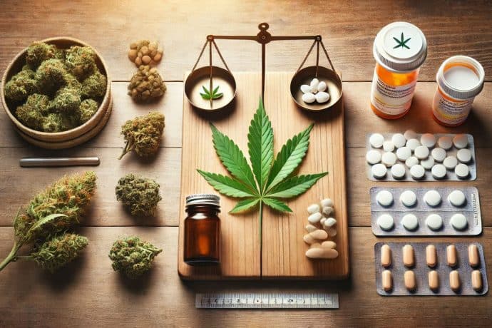 Cannabis vs Prescription Medications banner