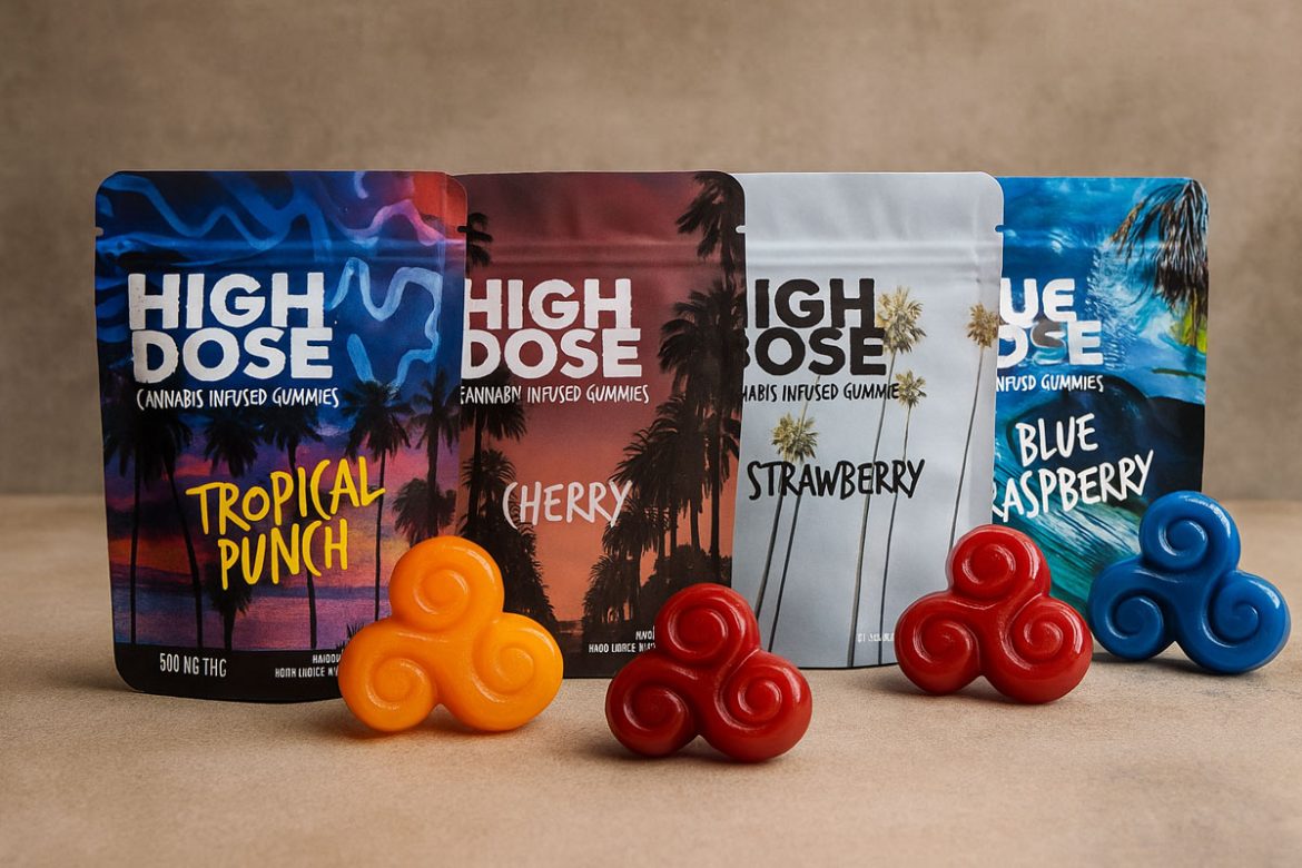 high dose cannabis gummies banner