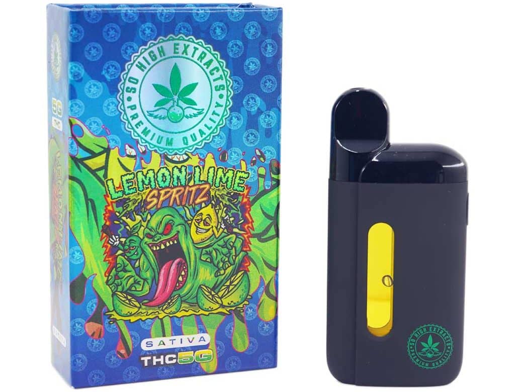 Buy So High Extracts Disposable Pen - Lemon Lime Spritz 5ML (Sativa) at Wccannabis Online Shop