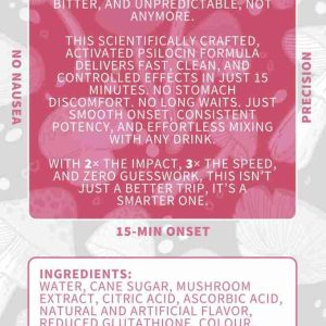 Backside 2 Buy White Rabbit - Lemon Tek Mushroom Drink - Lemon Lime 3000mg Psilocybin