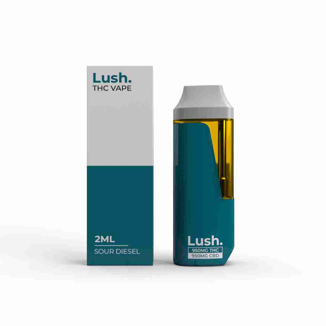 IMG 0318 Buy LUSH - 2ML Disposable Vape - Sour Diesel (Sativa) at Wccannabis Online Shop